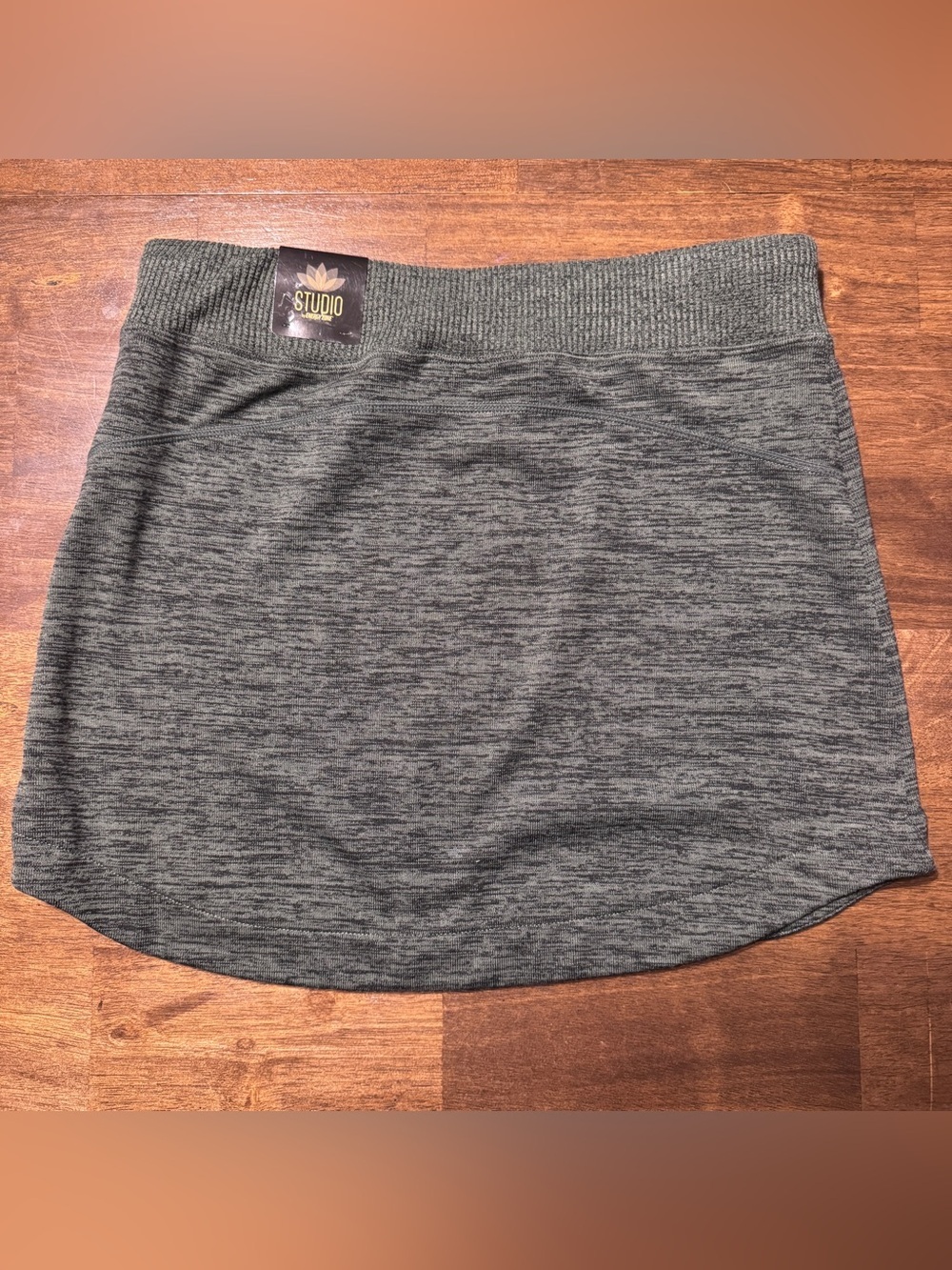 Studio by Energy Zone Active Skirt Women’s Small S Gray Black Drawstring - Picture 2 of 4